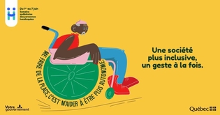 Du 1er au 7 juin, Semaine québécoise des personnes handicapées