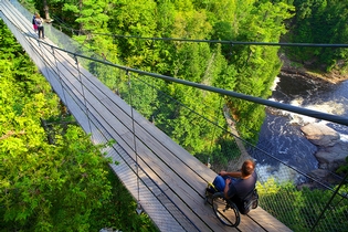 Visiter le Québec en fauteuil roulant