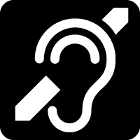 pictogramme déficience auditive