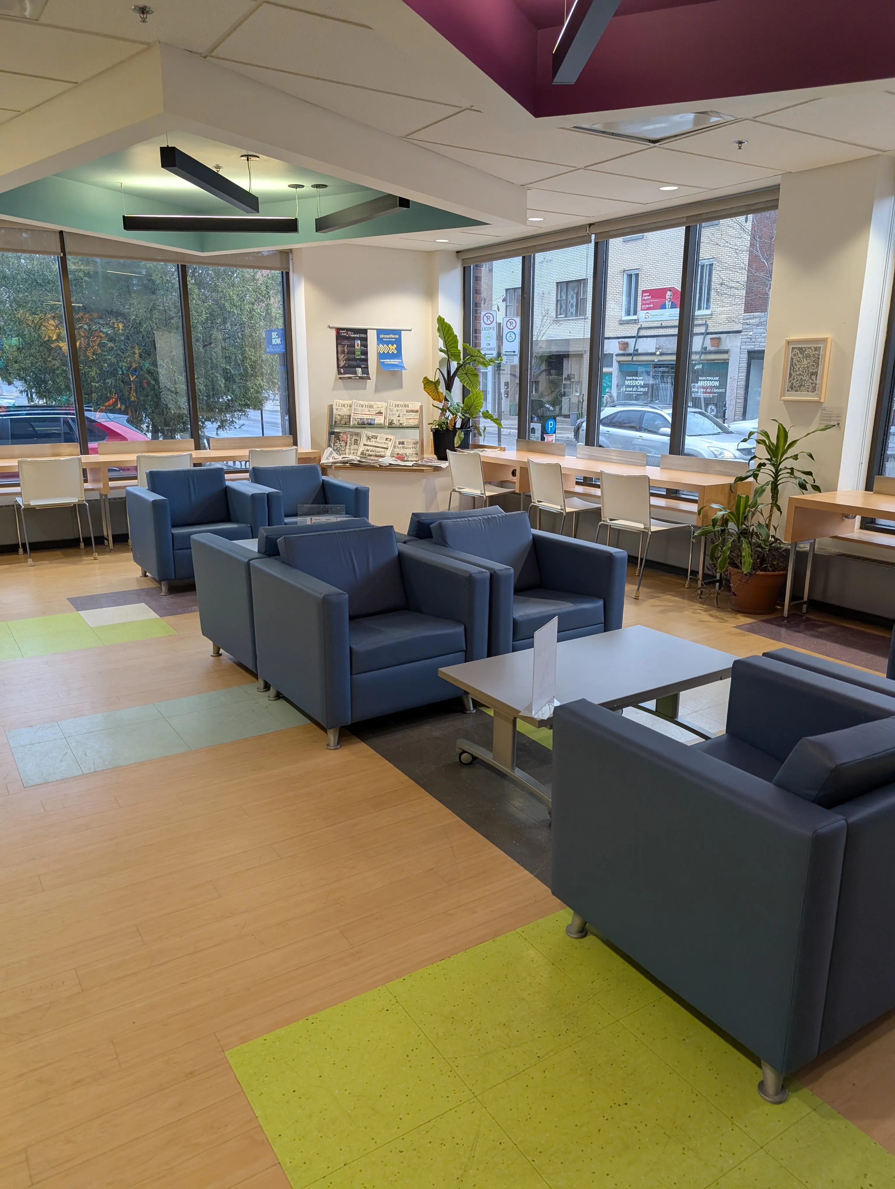 Work/Reading Area in the Adult Section
