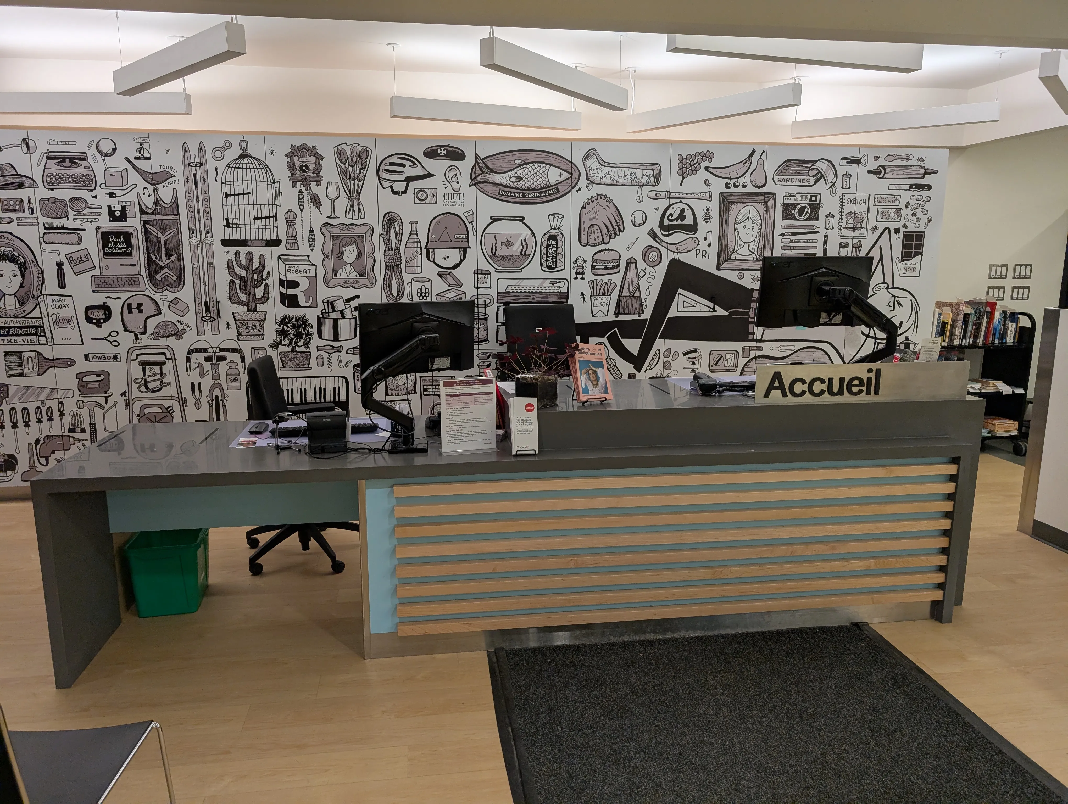 Adult Services Reception Desk