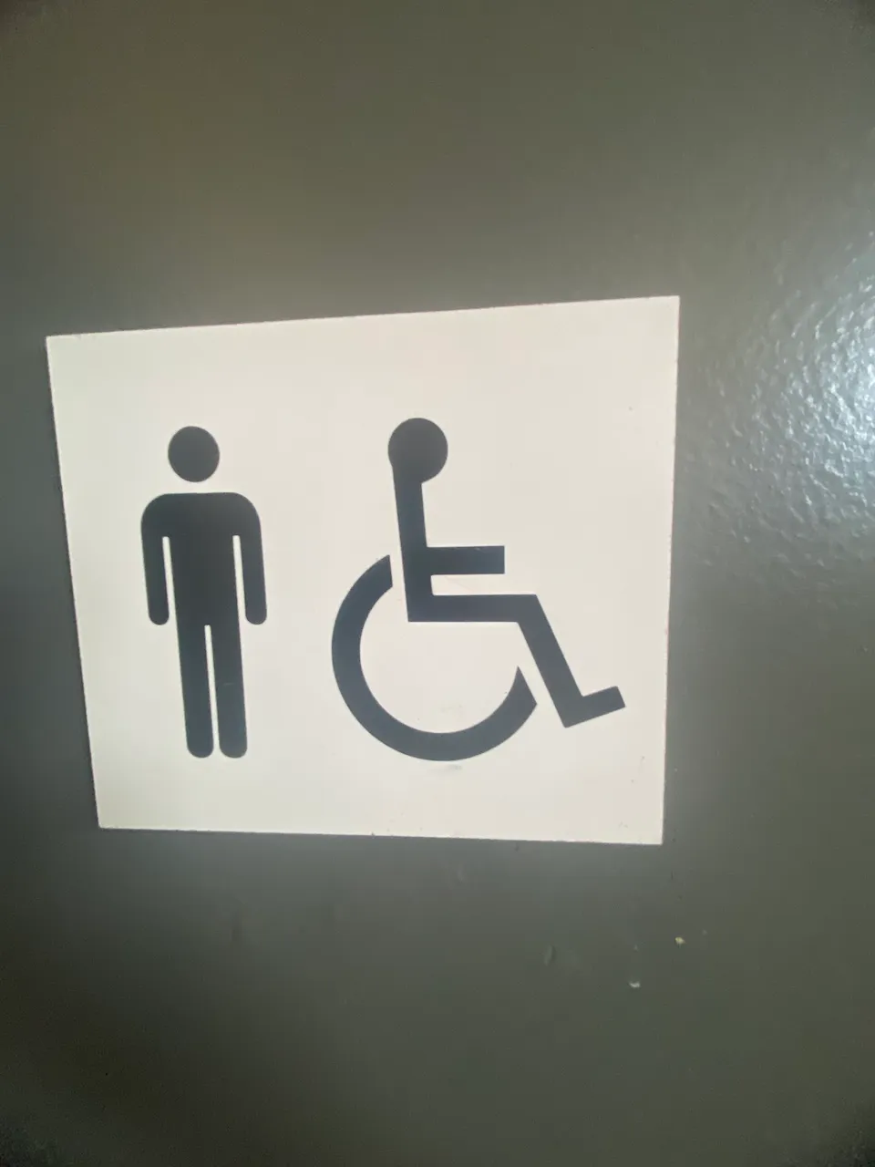 Toilet signage