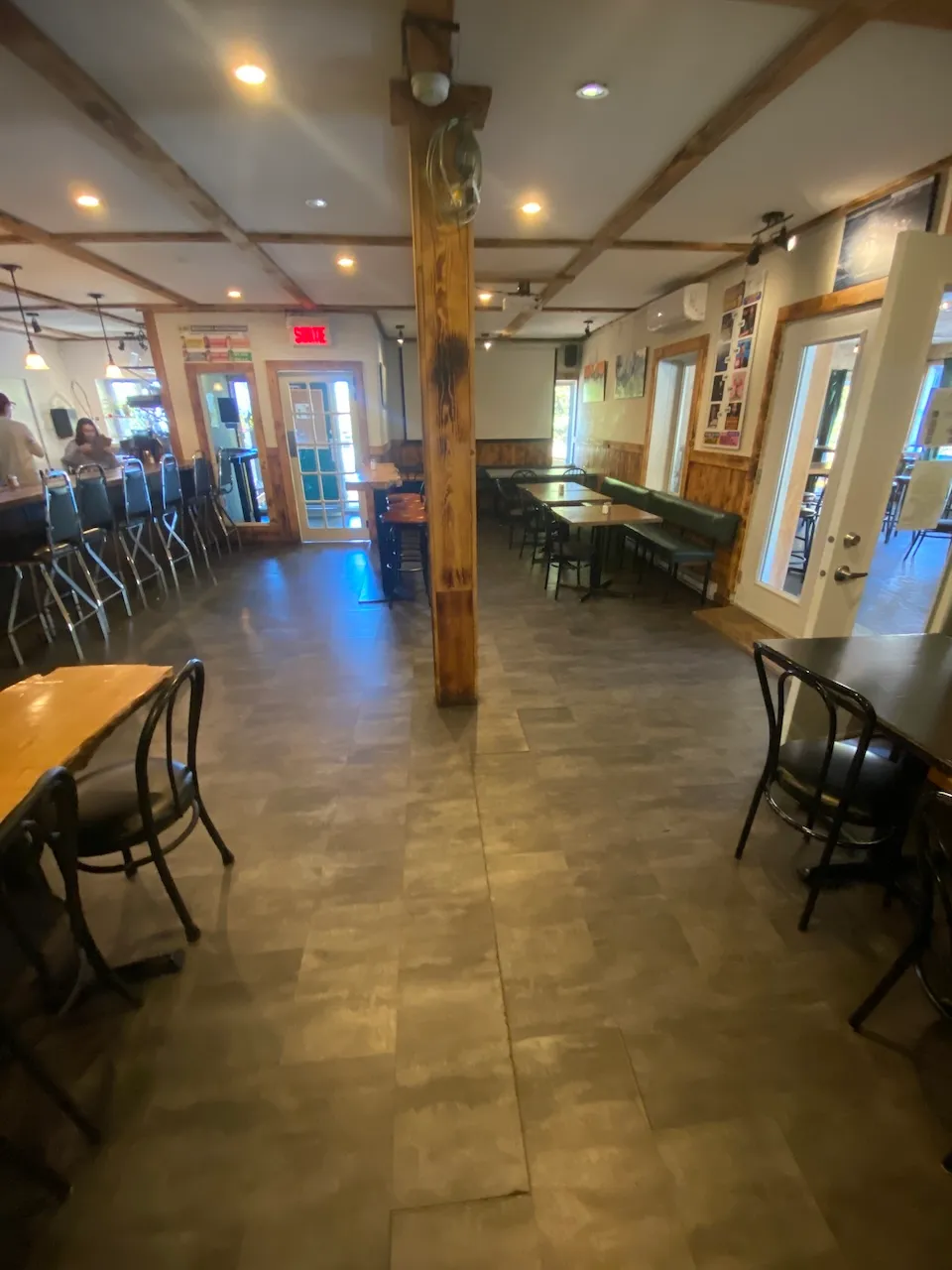 intérieur de la microbrasserie