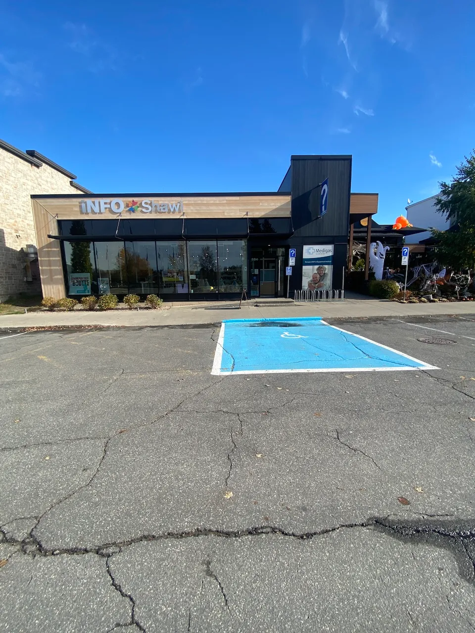 Reserved parking space