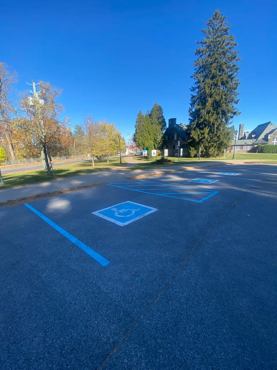 Reserved parking spaces