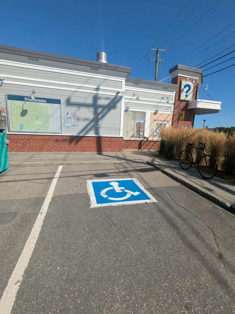 Reserved parking space