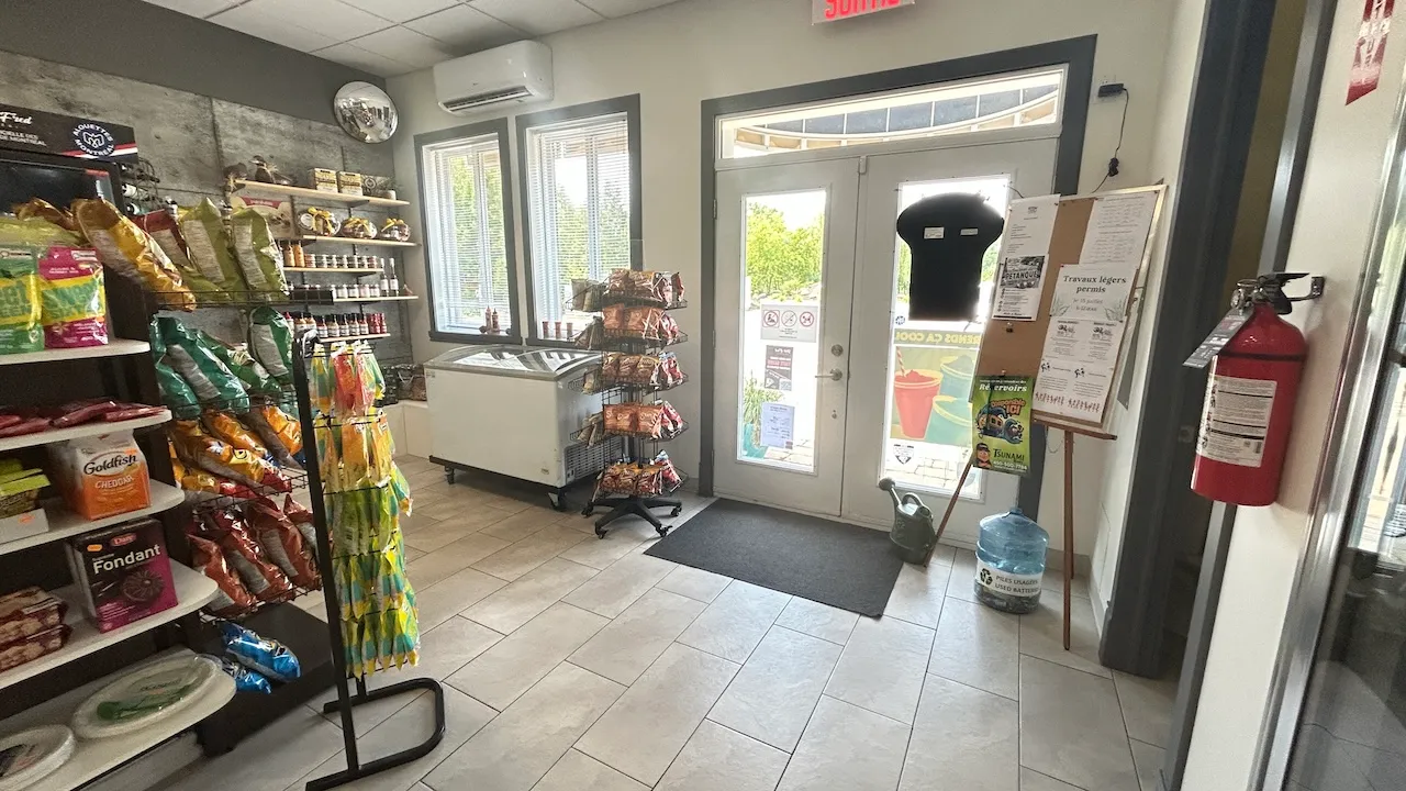 Exit from the reception desk
