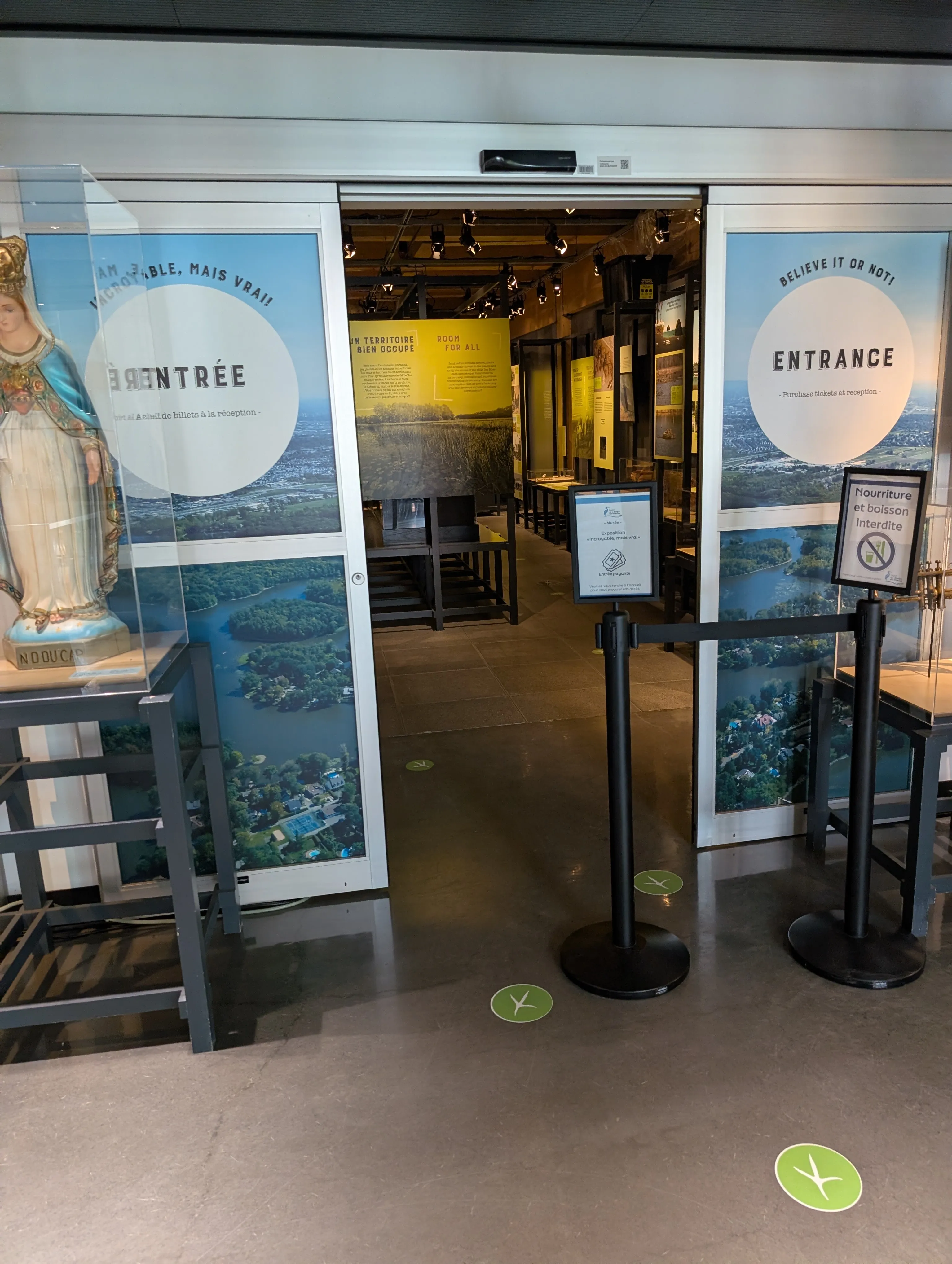 Entrance to the “Unbelievable, but True!” exhibition