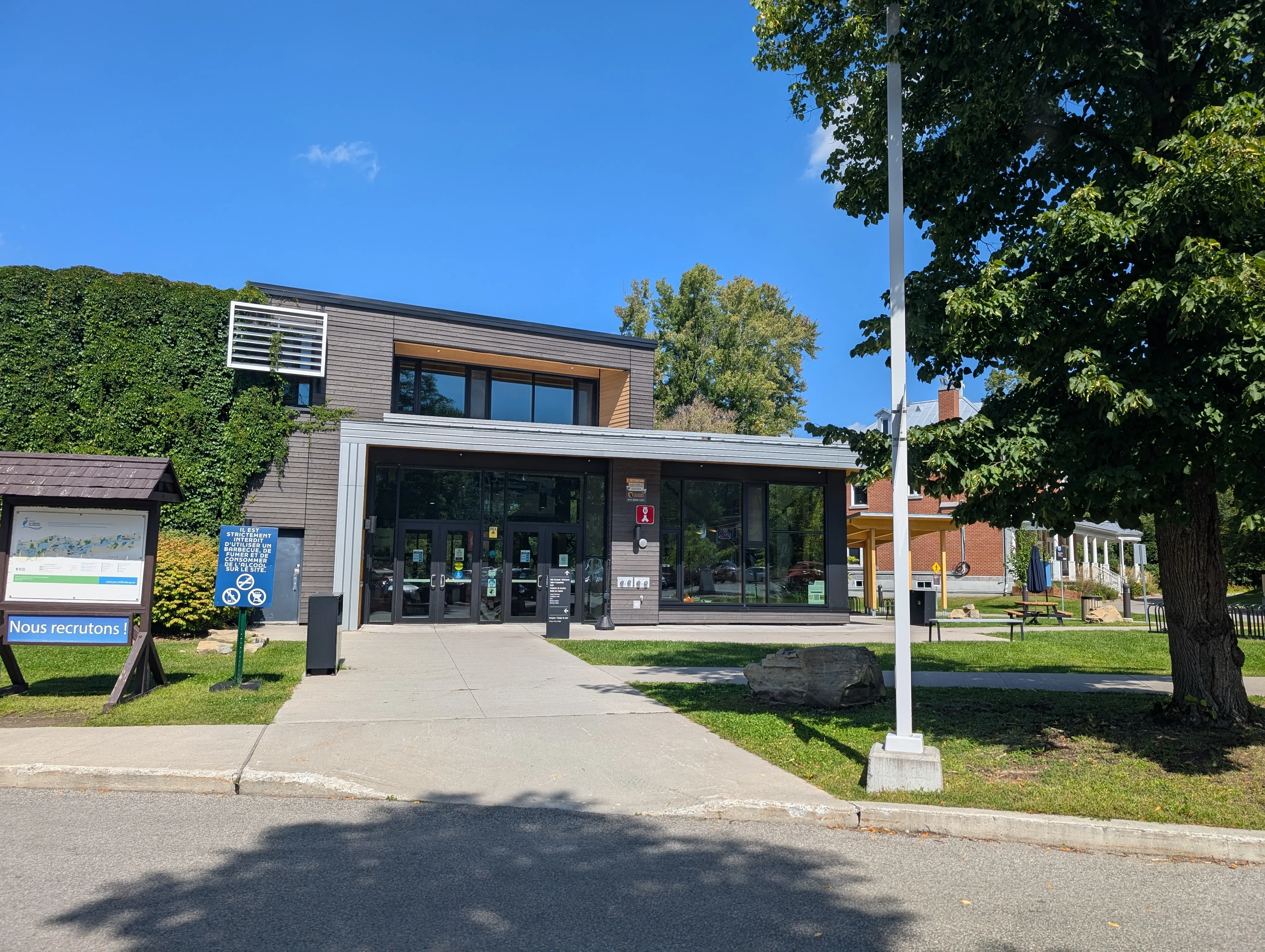 Reception building