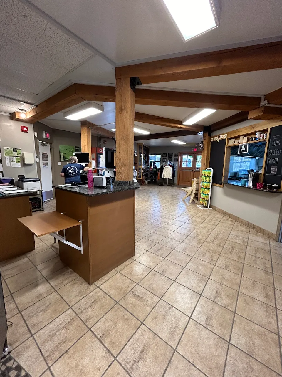 Reception building - front desk