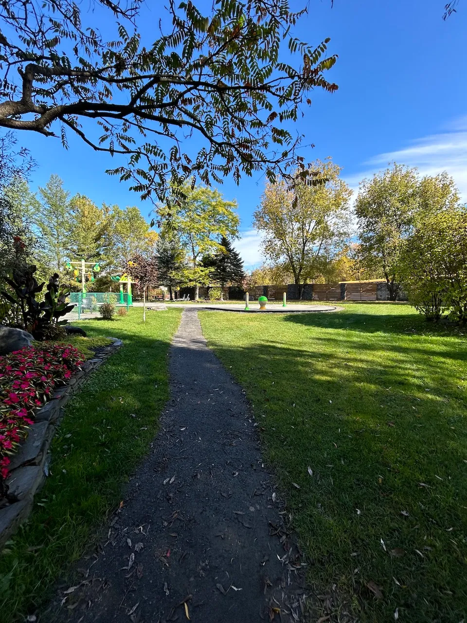 Water play area