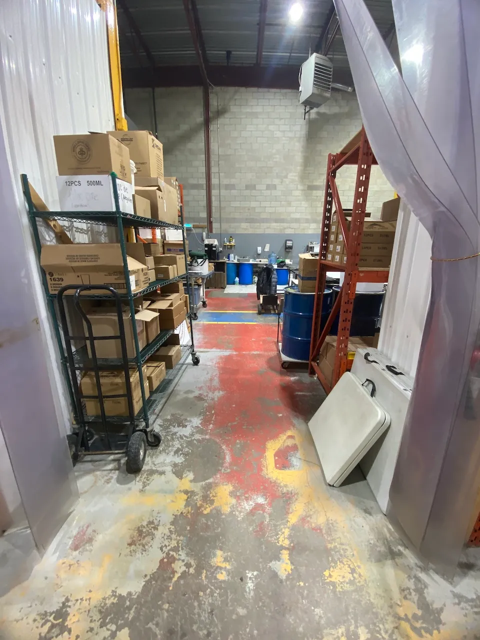 Visite de l'atelier de transformation