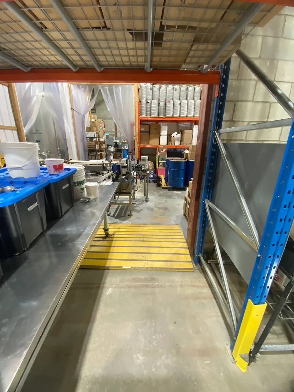 Visite de l'atelier de transformation