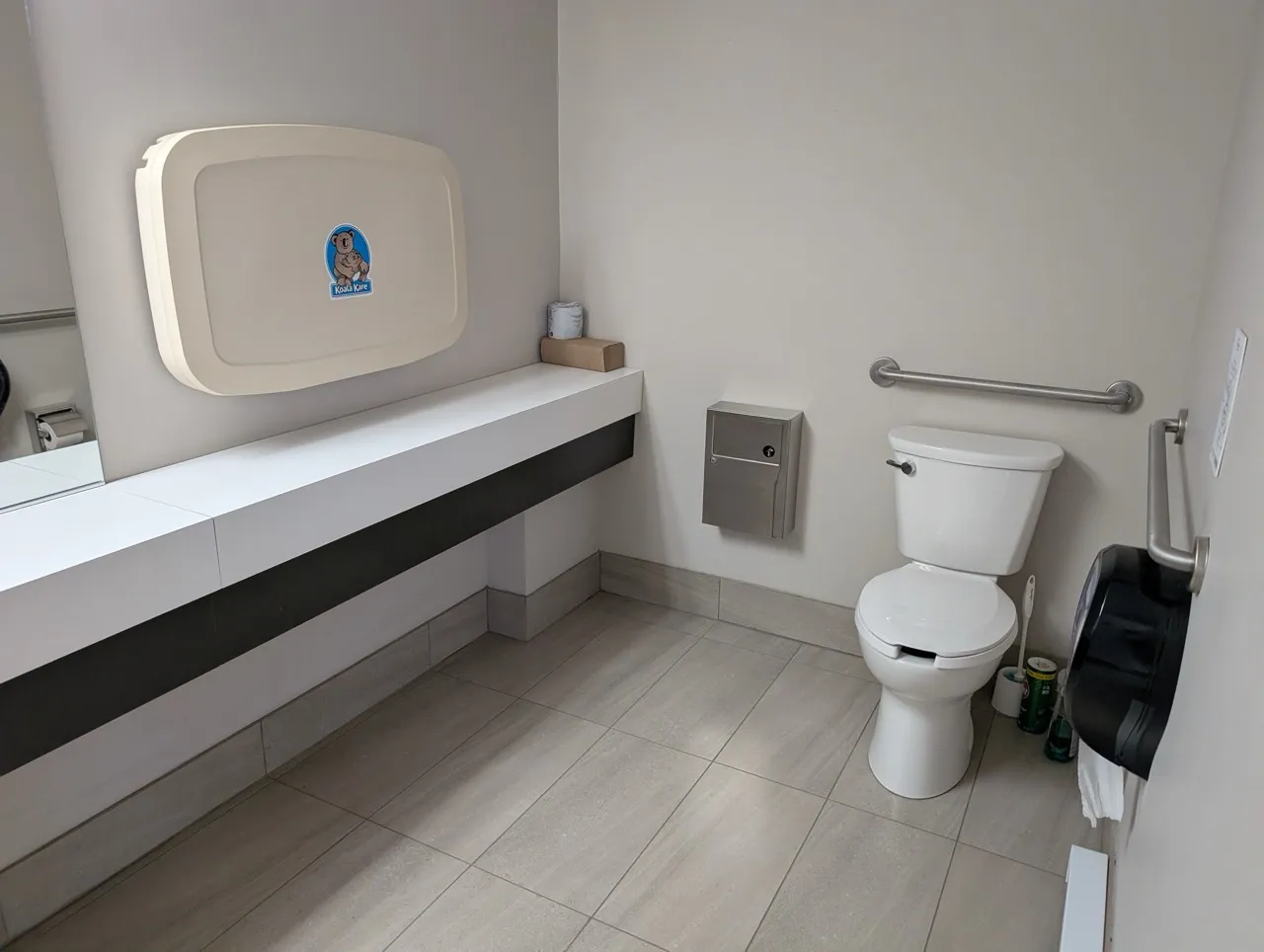 Restroom - toilet and transfer area