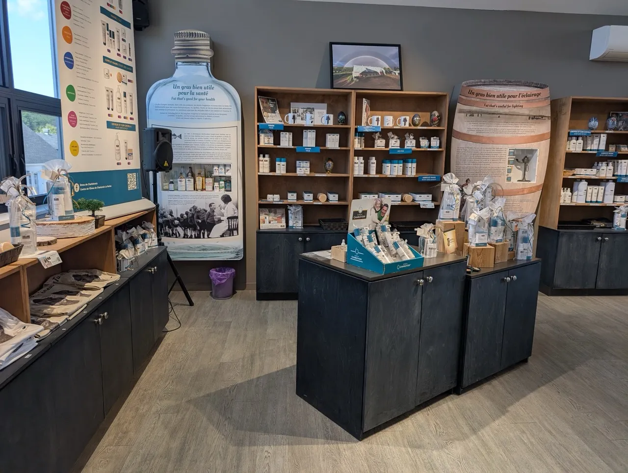 Inside the store