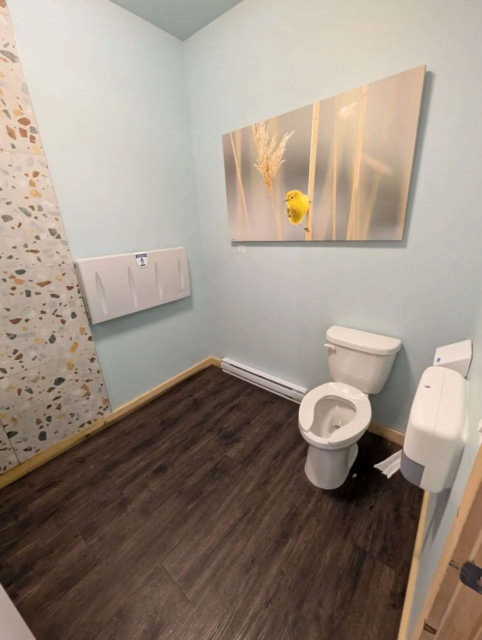 Salle de toilette - zone de transfert