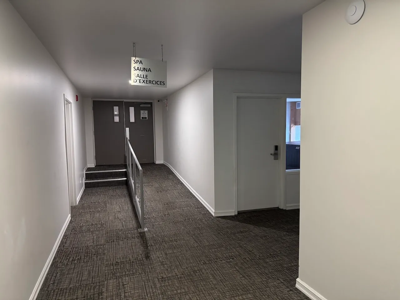 Access to the spa, sauna, and fitness center