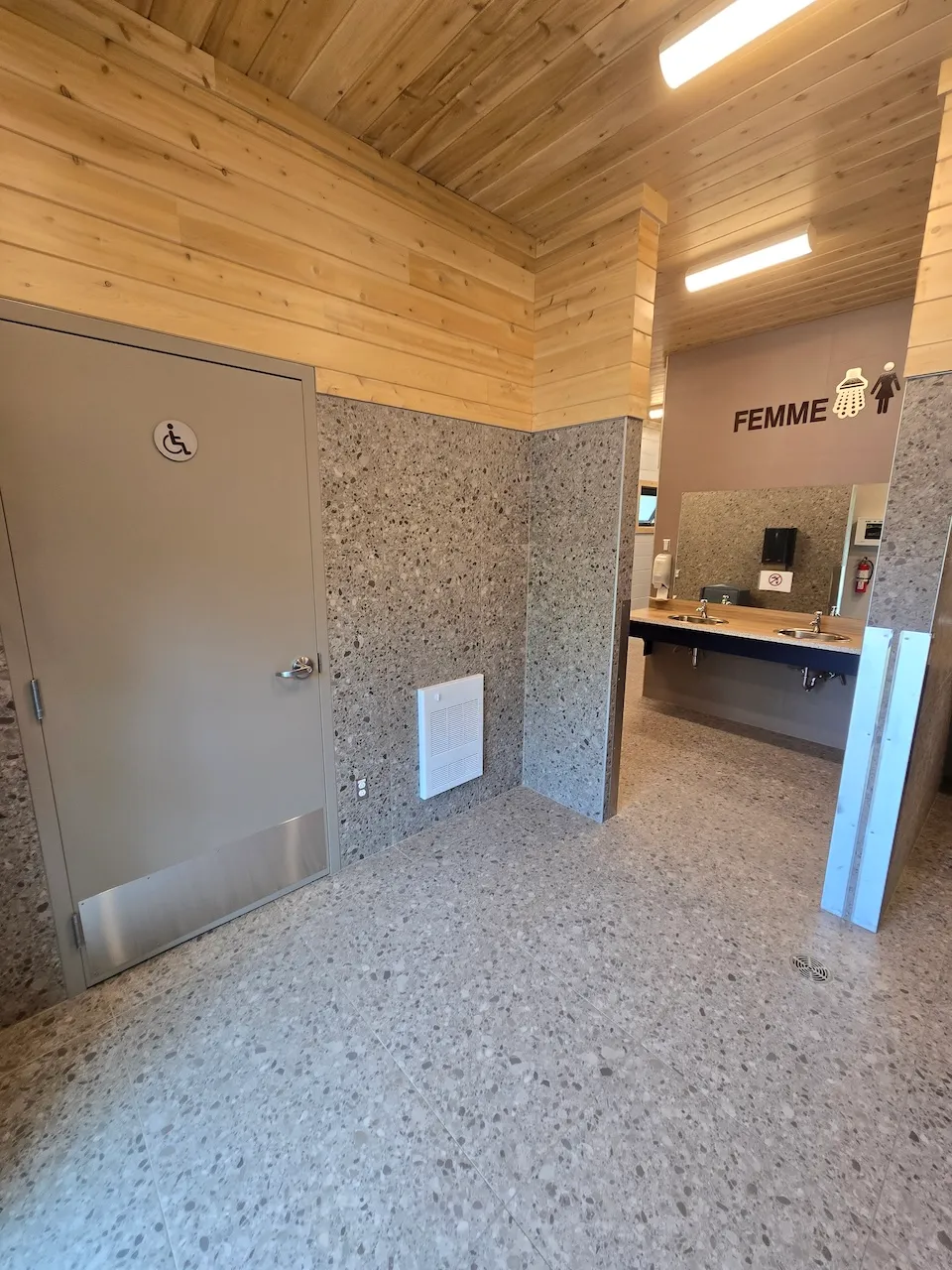 Inside the main entrance