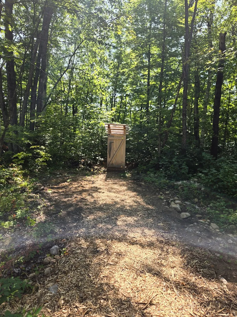 Exterior toilet (non-accessible)