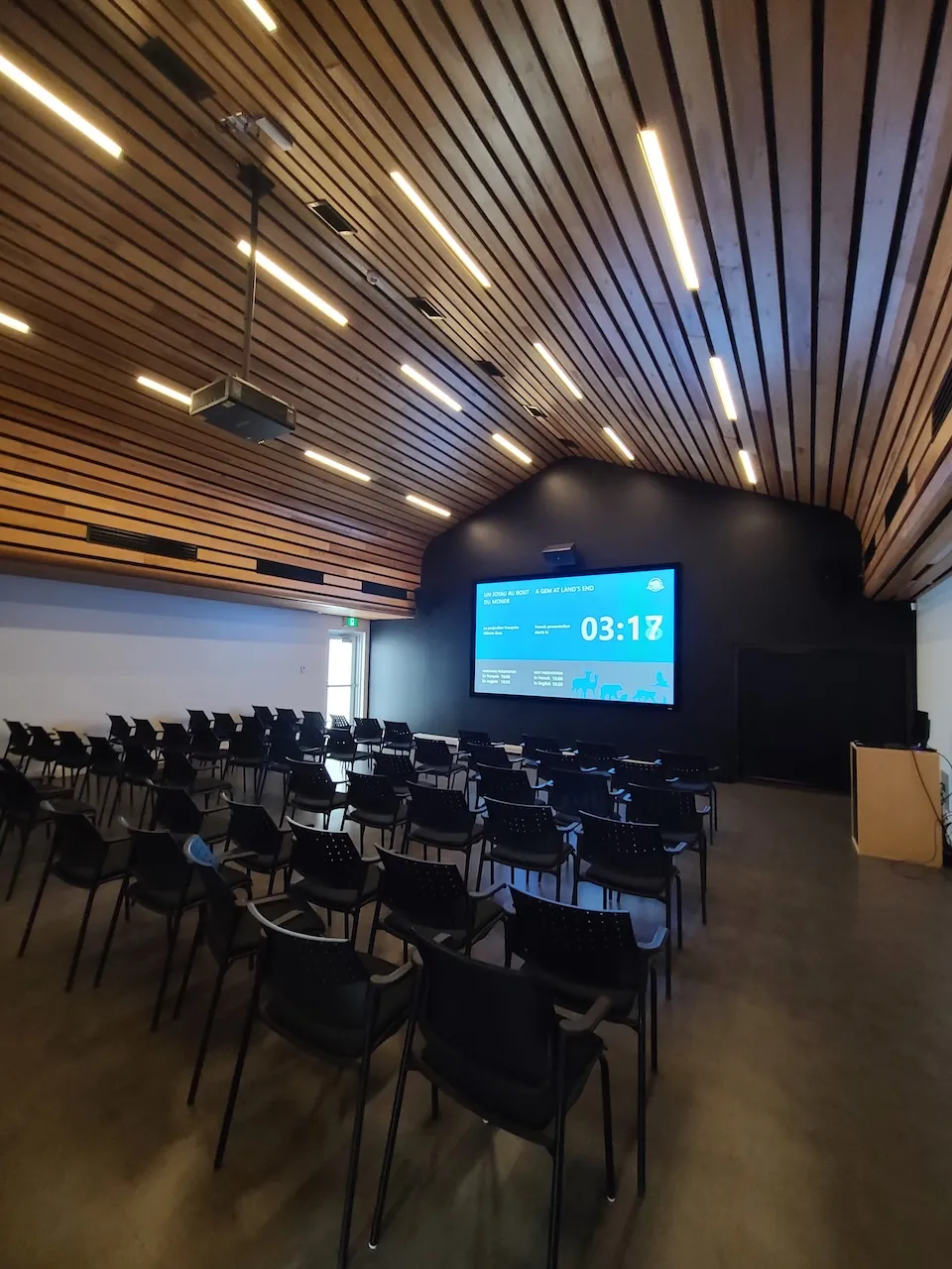 Salle de diffusion