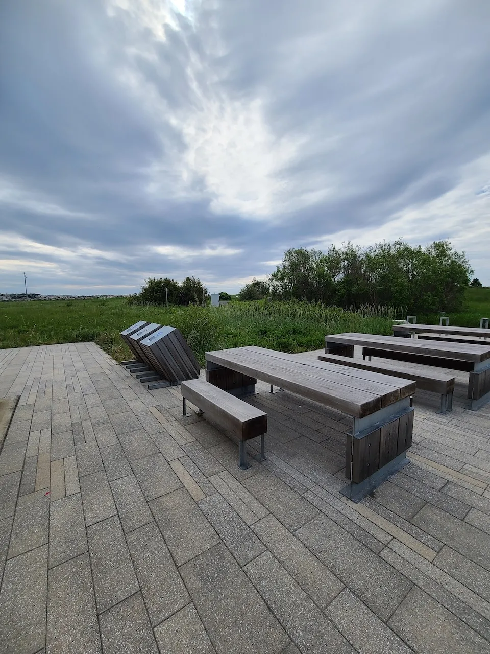 Terrasse au niveau du sol - Table