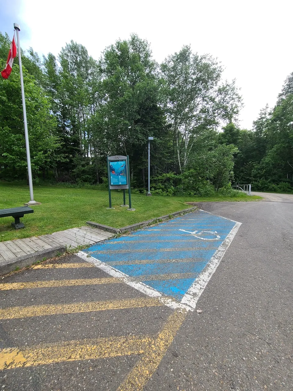 Reserved parking space