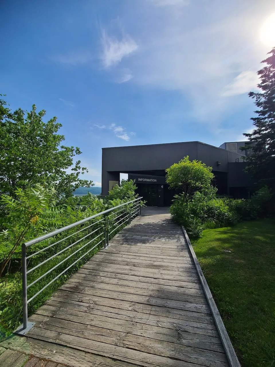 Path leading to the main entrance