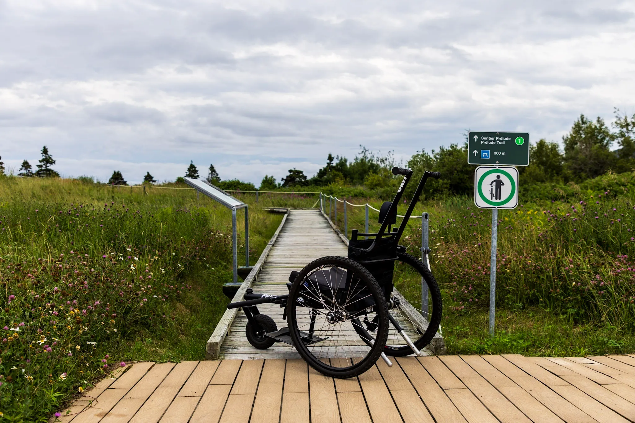 Fauteuil GRIT disponible (Source : Parcs Canada)