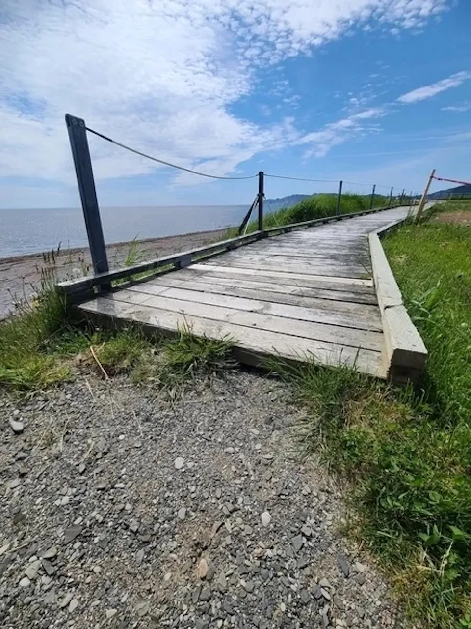Seuil sentier bois