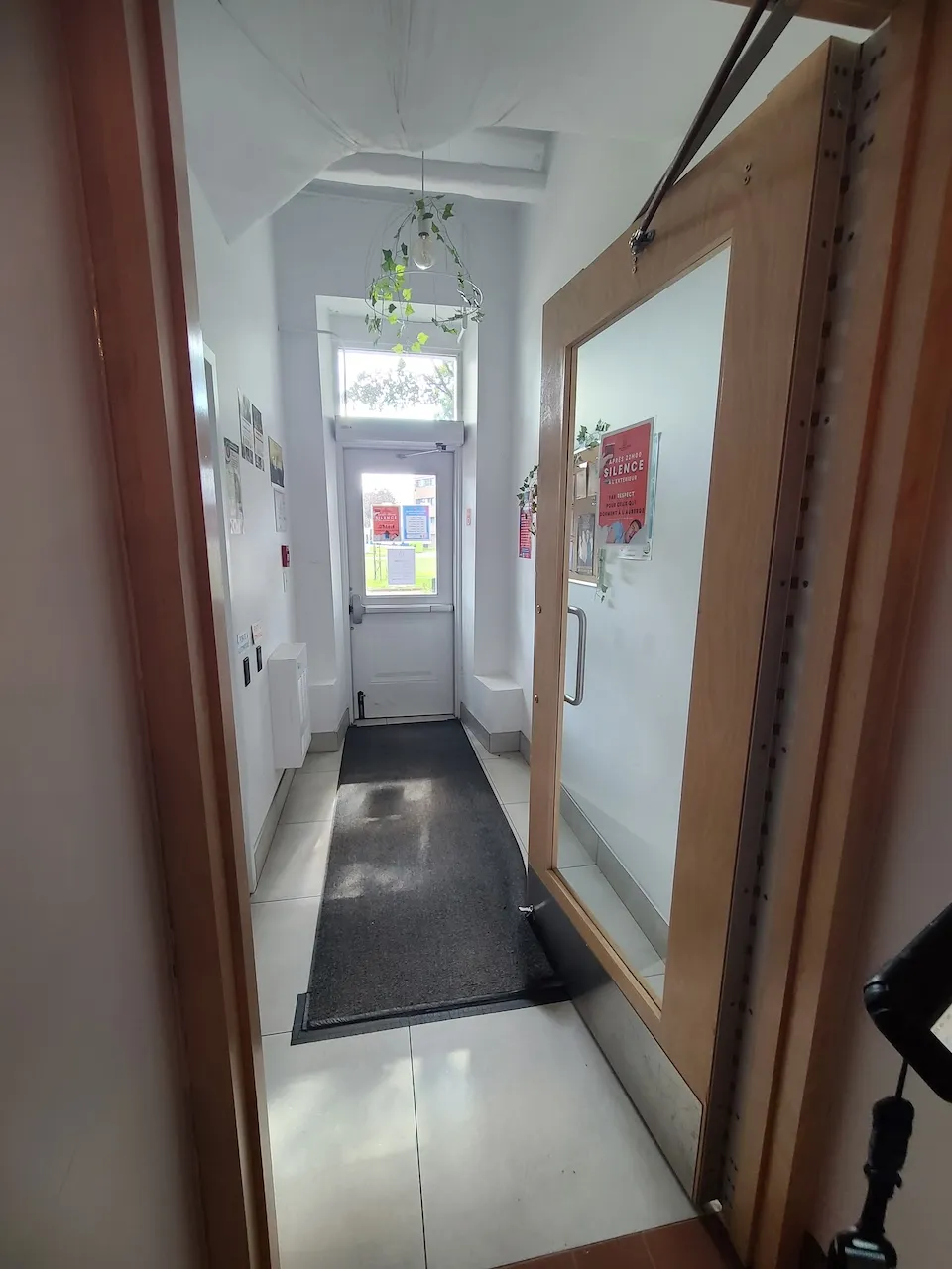 Entrance to the bistro