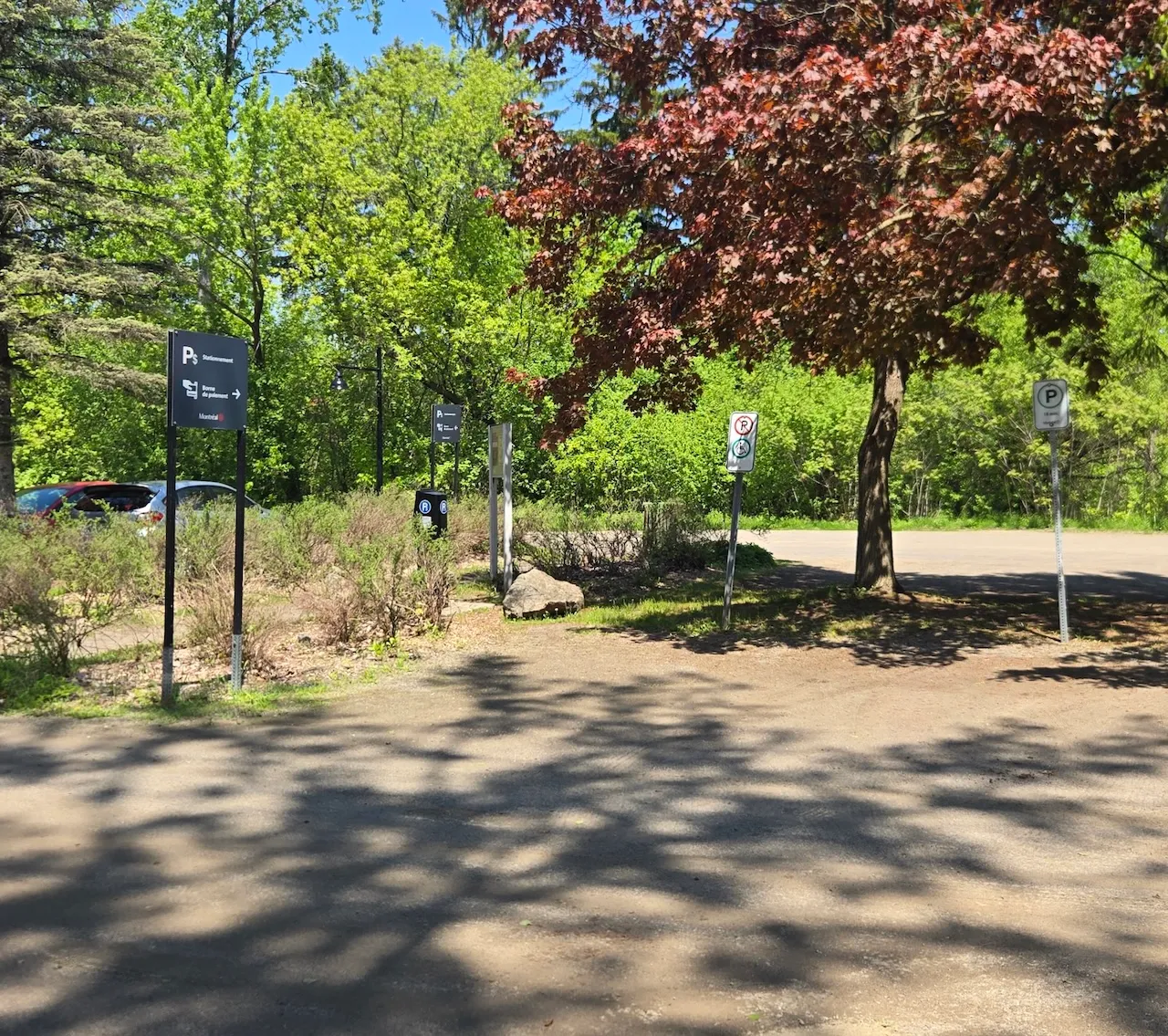 Reserved parking near the Pitfield House