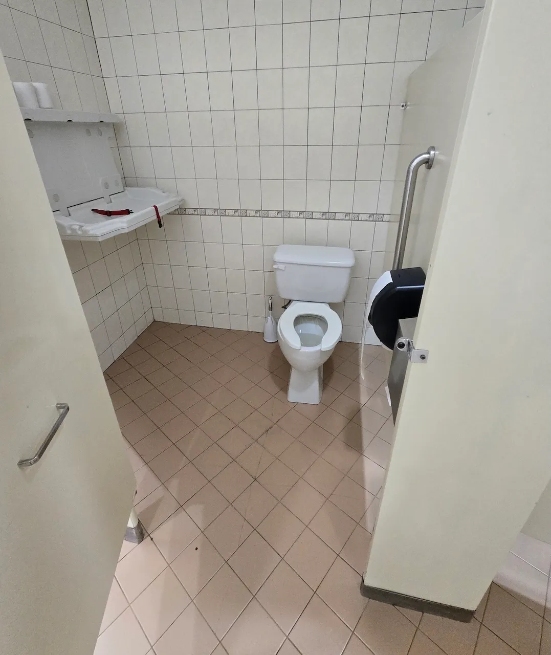 Women's accessible restroom