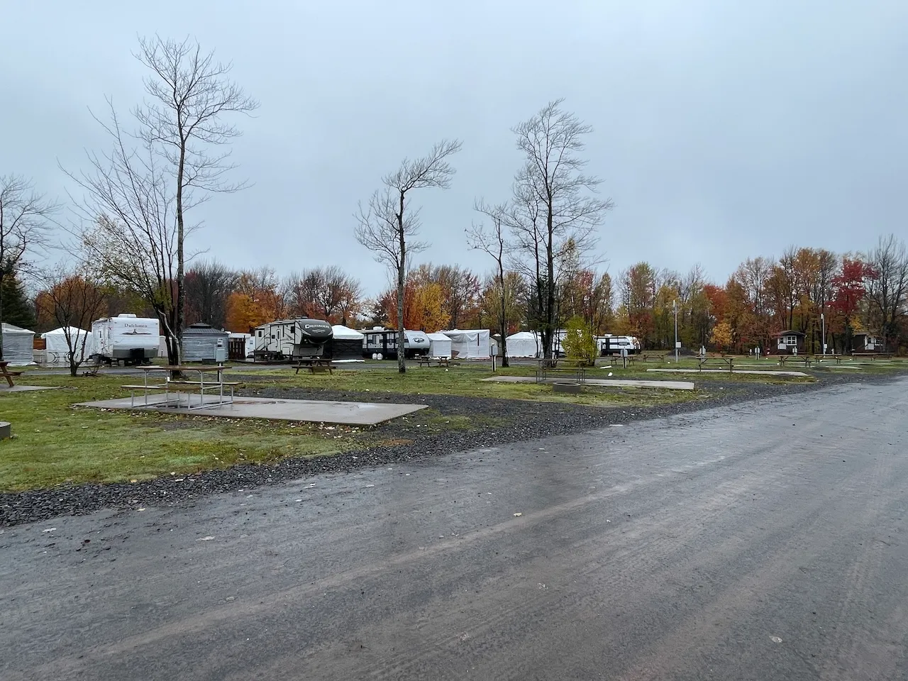 Terrains de camping - Section des voyageurs