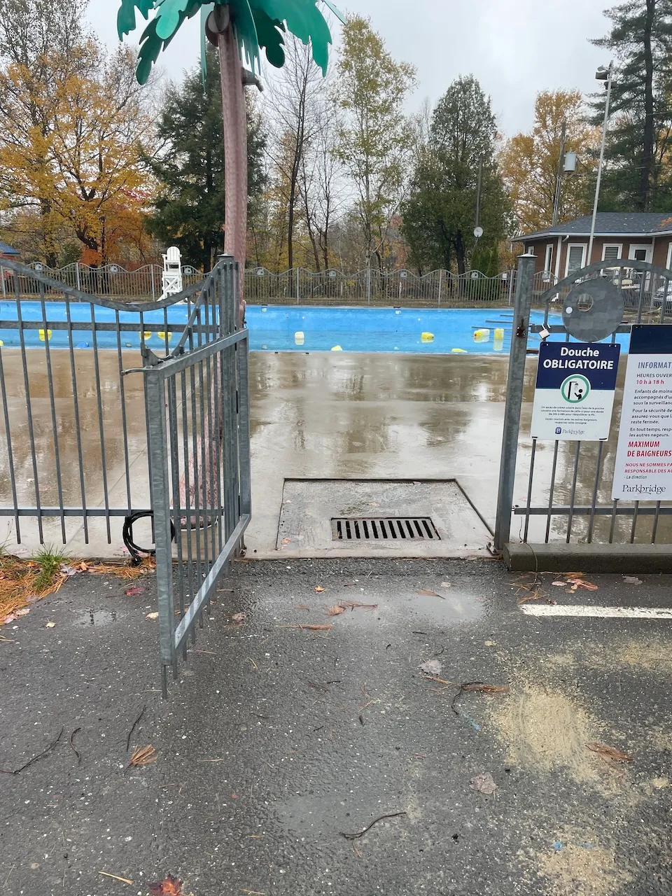 Piscine - Entrée