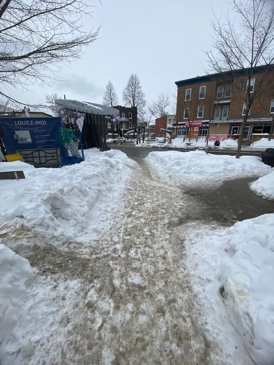 Accès au défilé du Carnaval de Québec en Basse-Ville