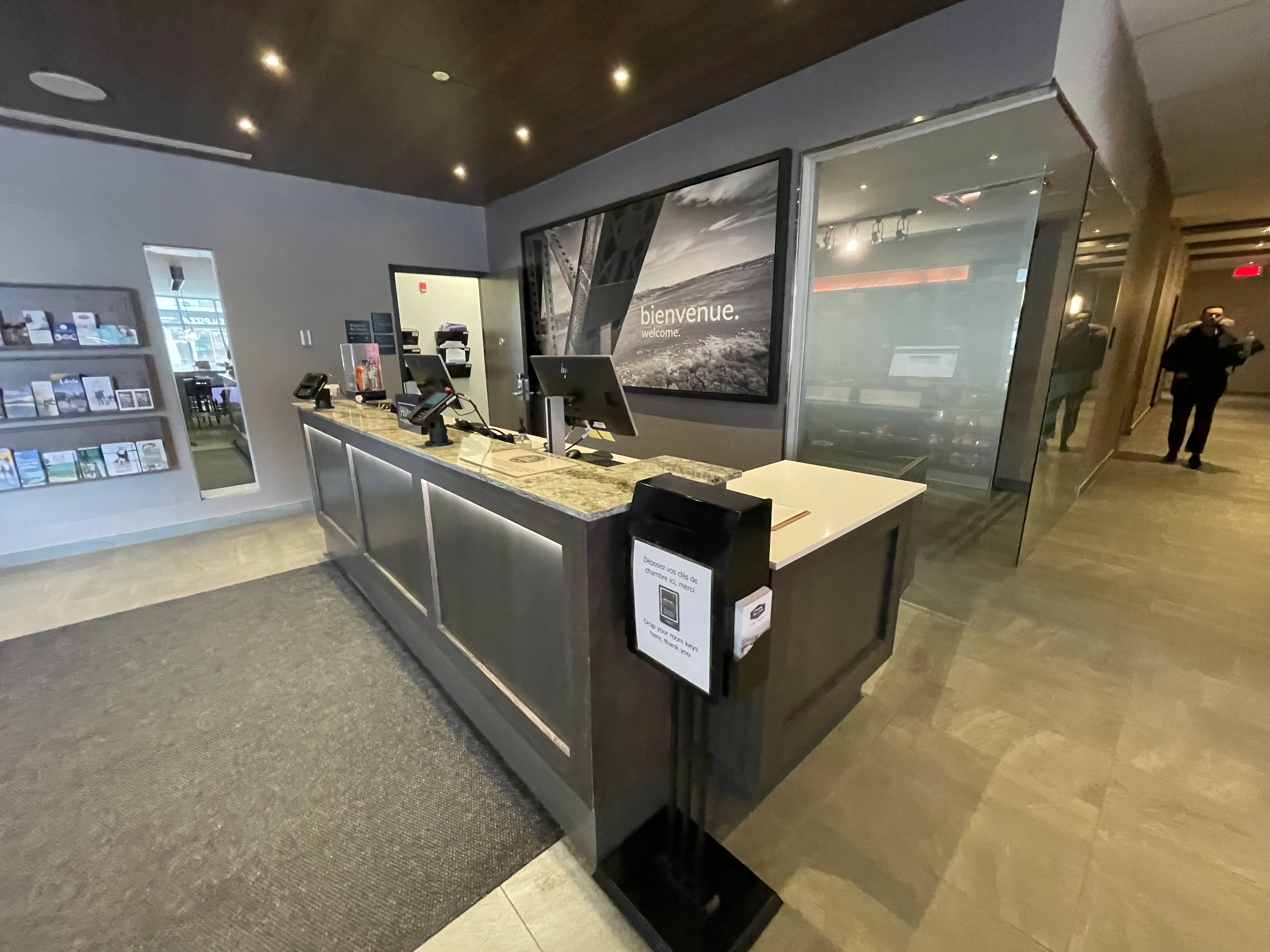 Comptoir de réception