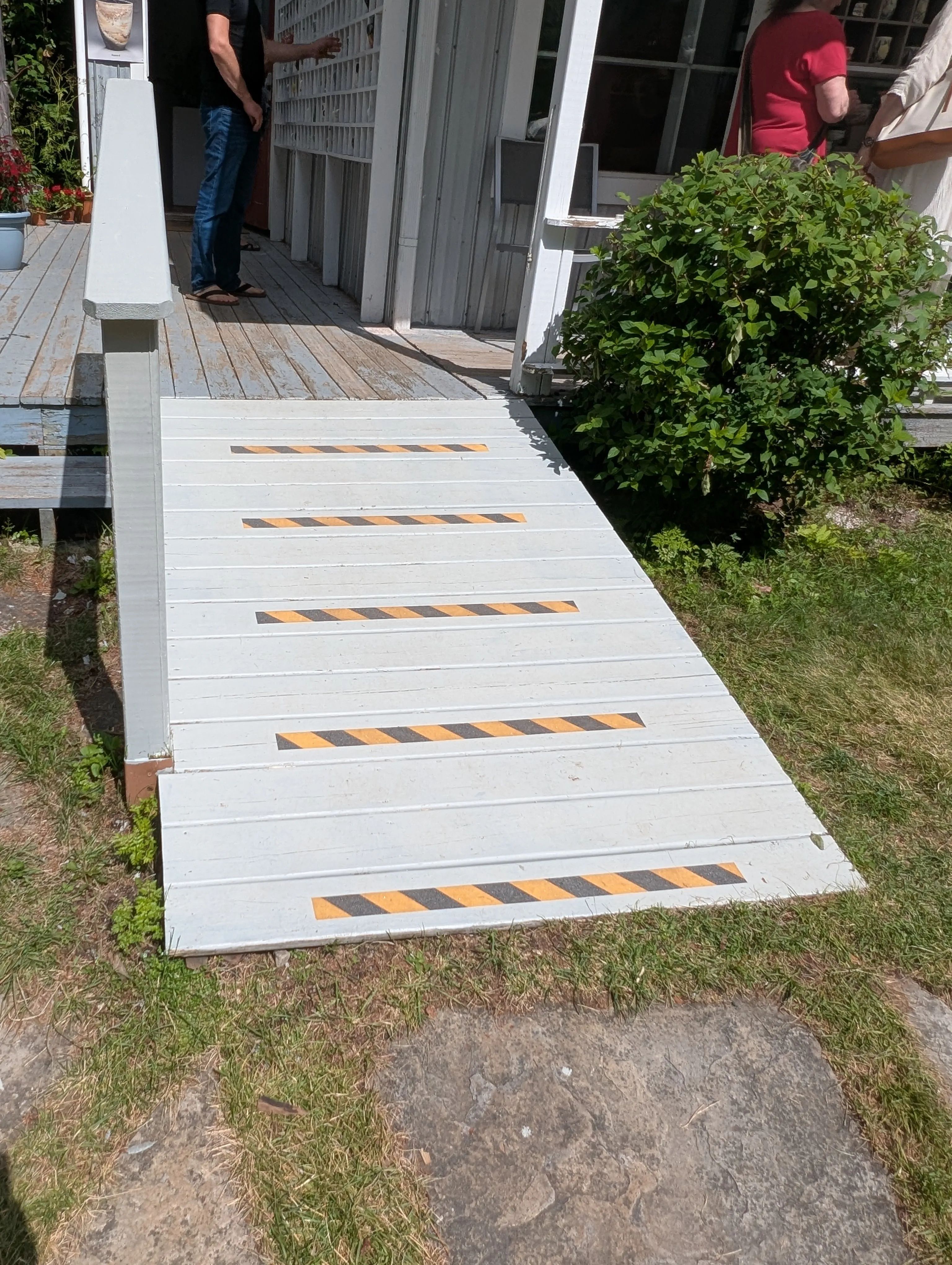 Rampe d'accès de l'espace K.