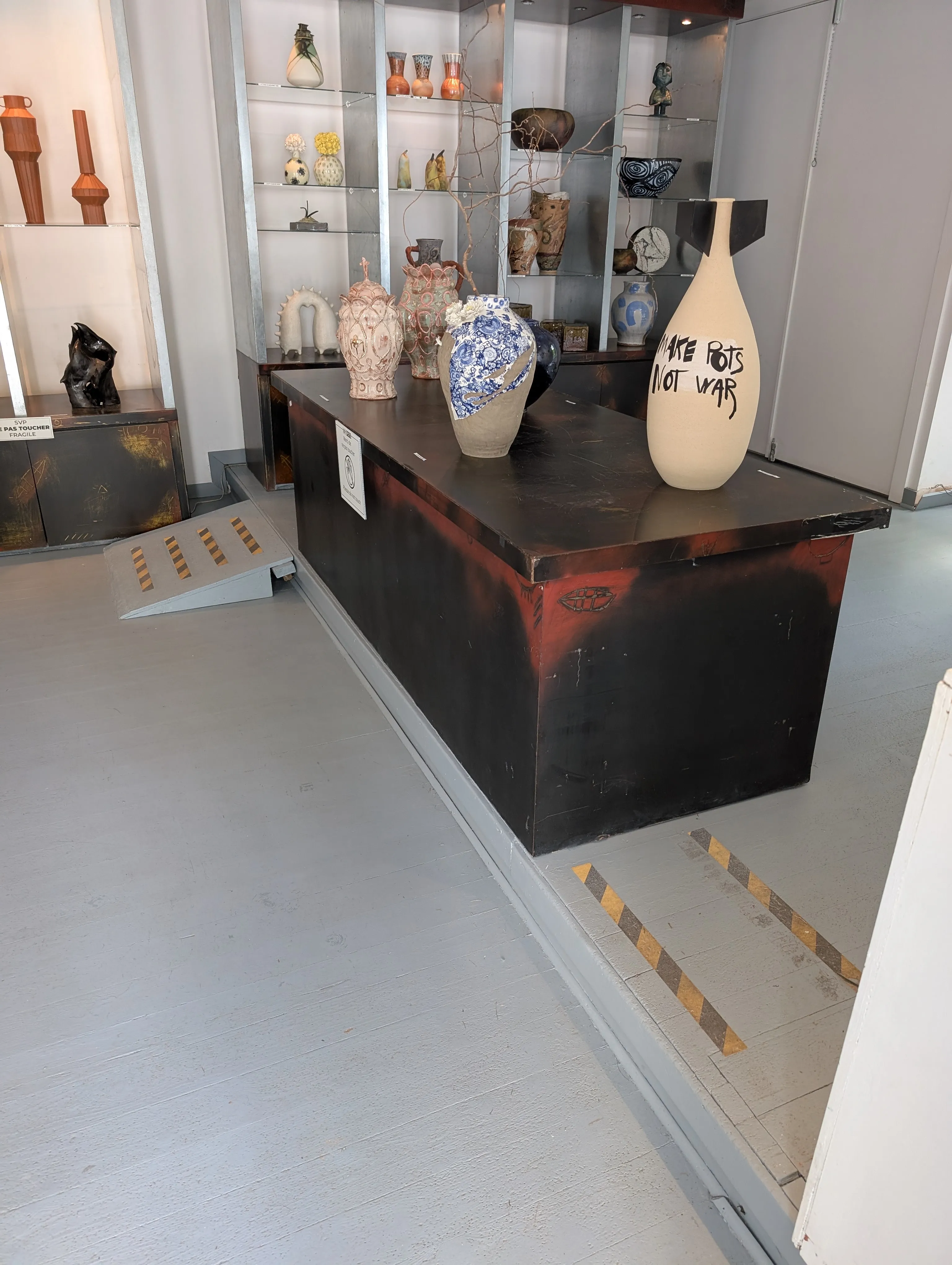 Intérieur de la galerie Gaétan Beaudin