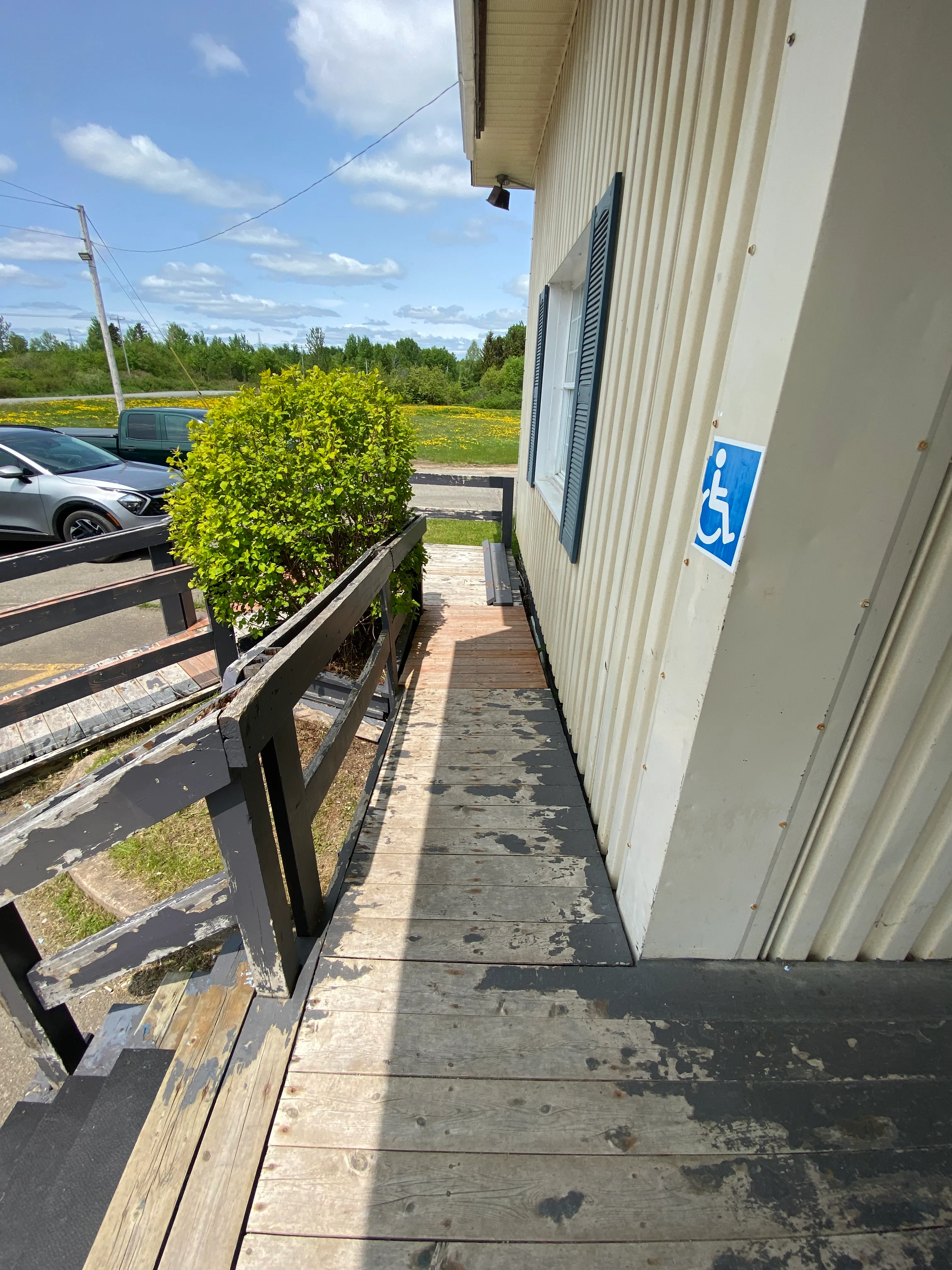 Rampe d'accès - vue d'en haut