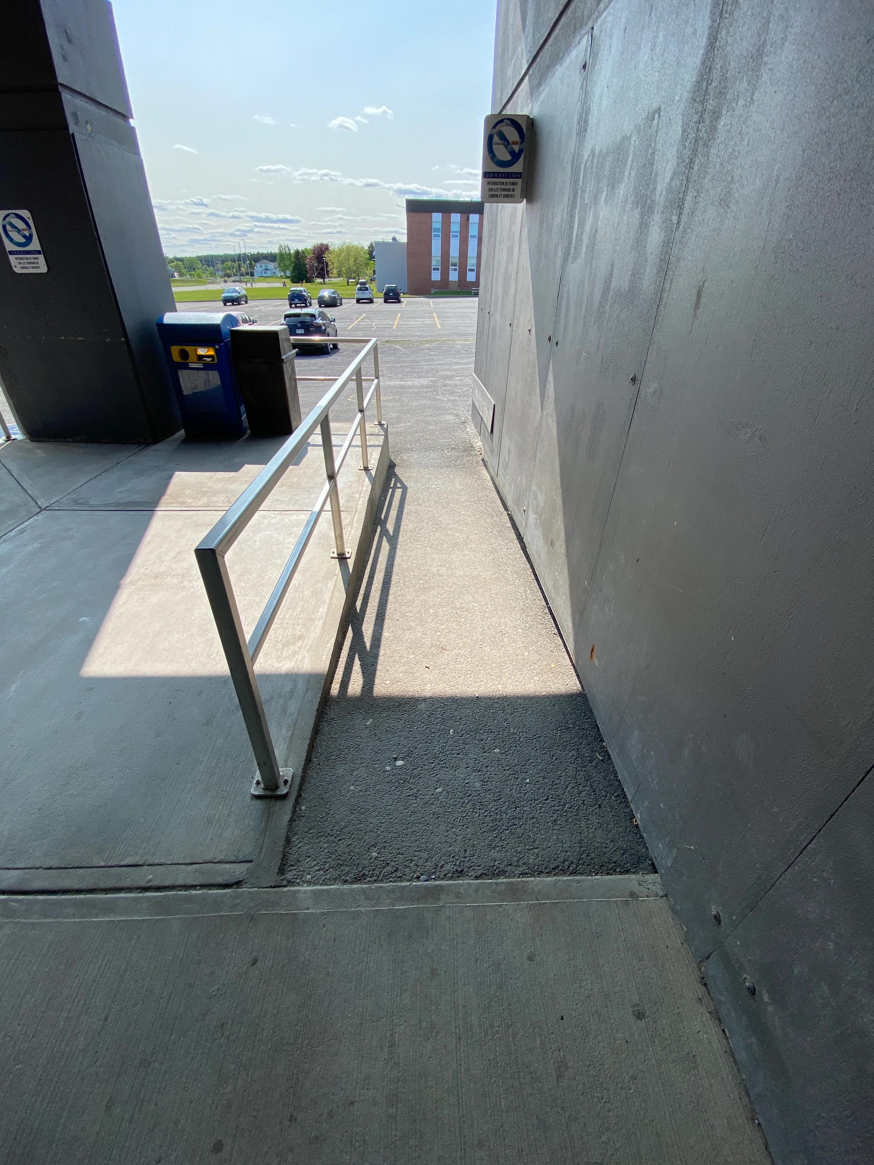 Rampe d'accès de l'entrée (vue du haut)