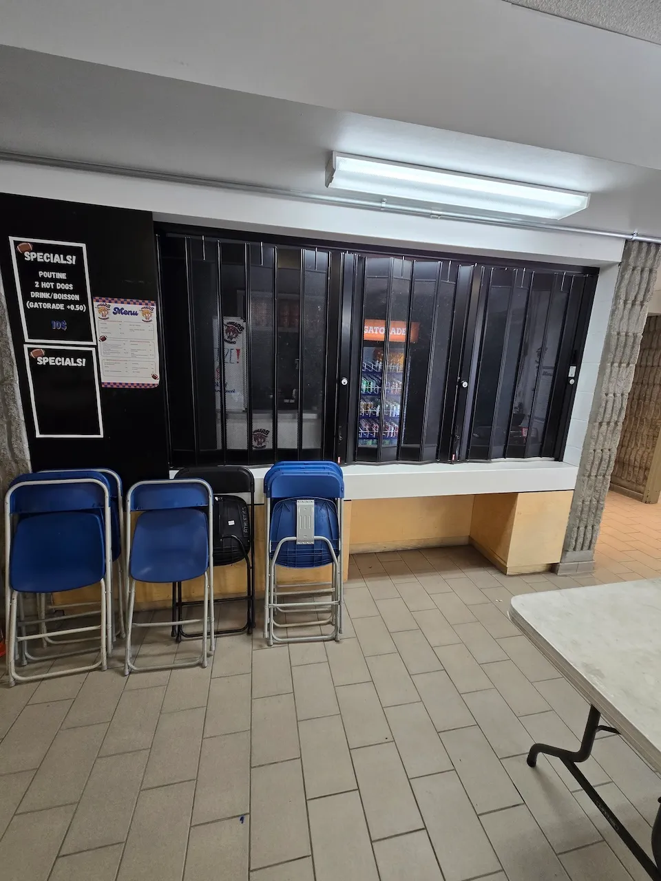 Comptoir de collations