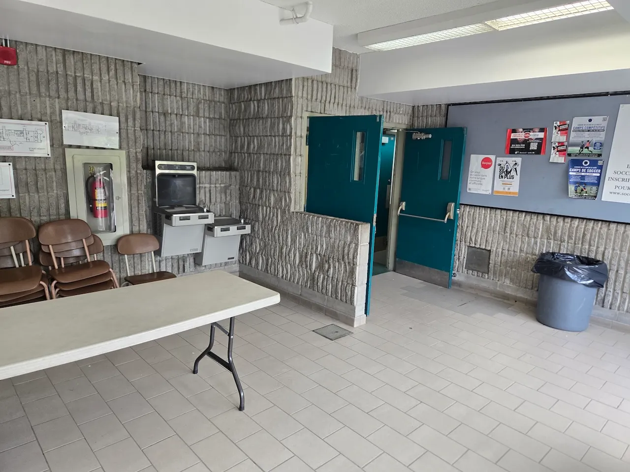 Intérieur du bâtiment