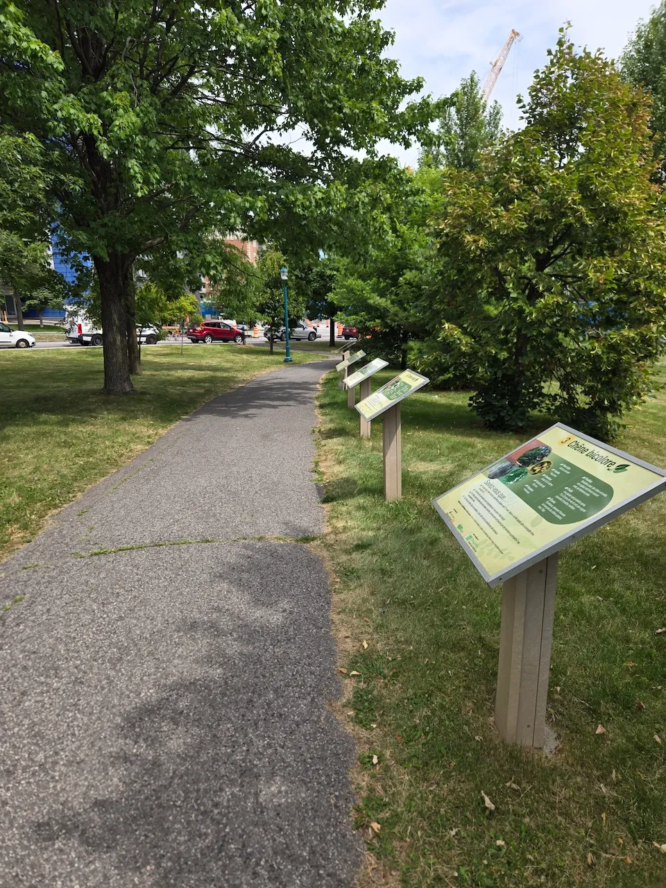 Panneaux du parc Ladauversière