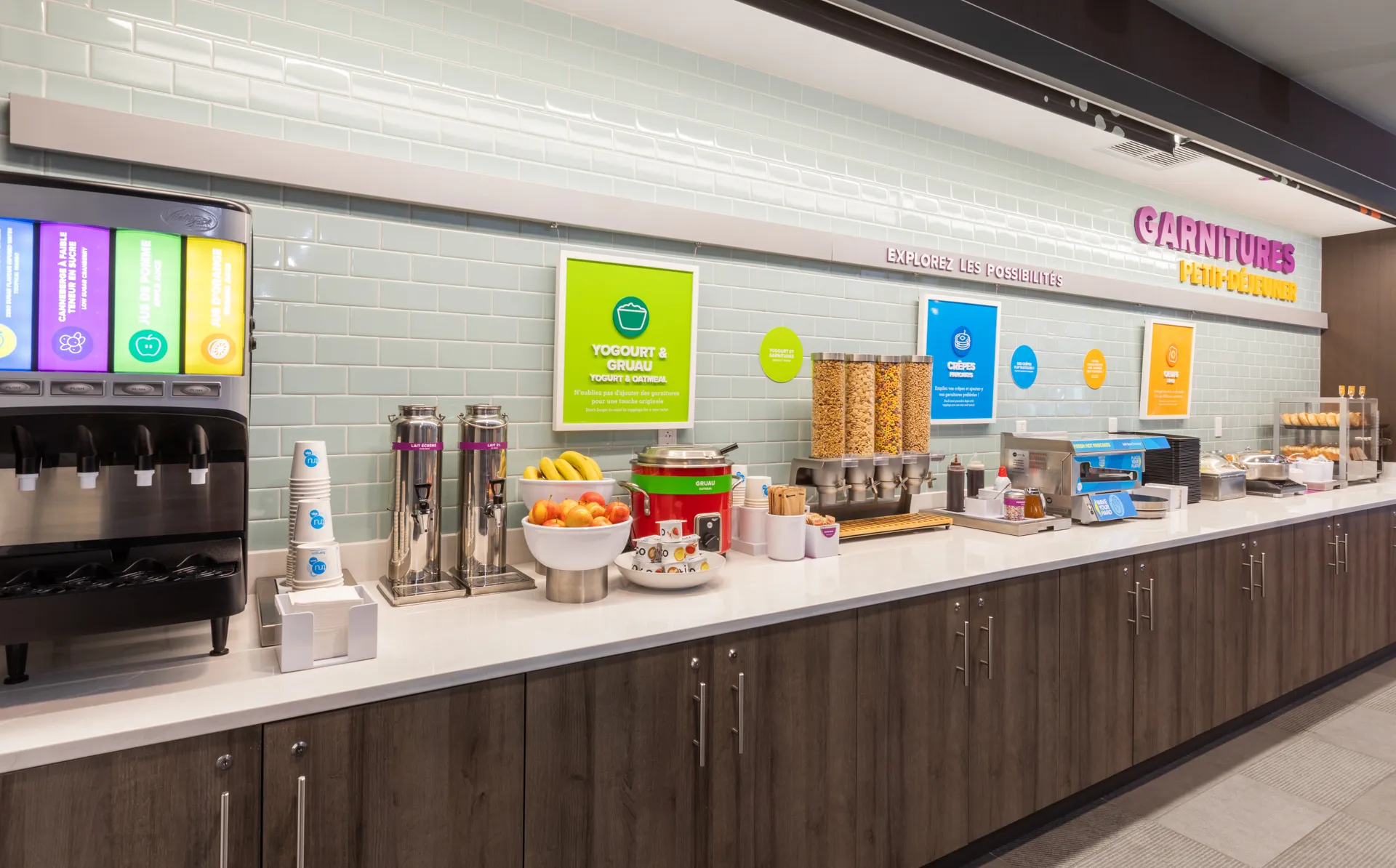 Buffet du petit-déjeuner