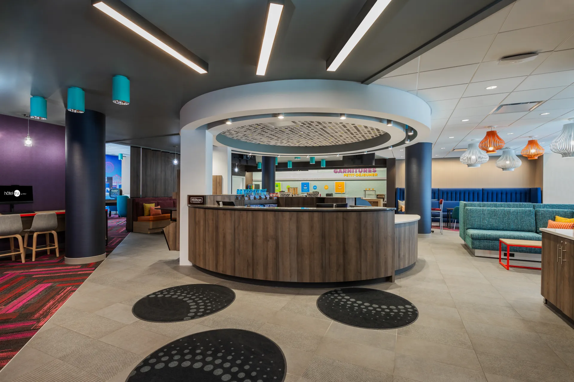 Comptoir de la réception