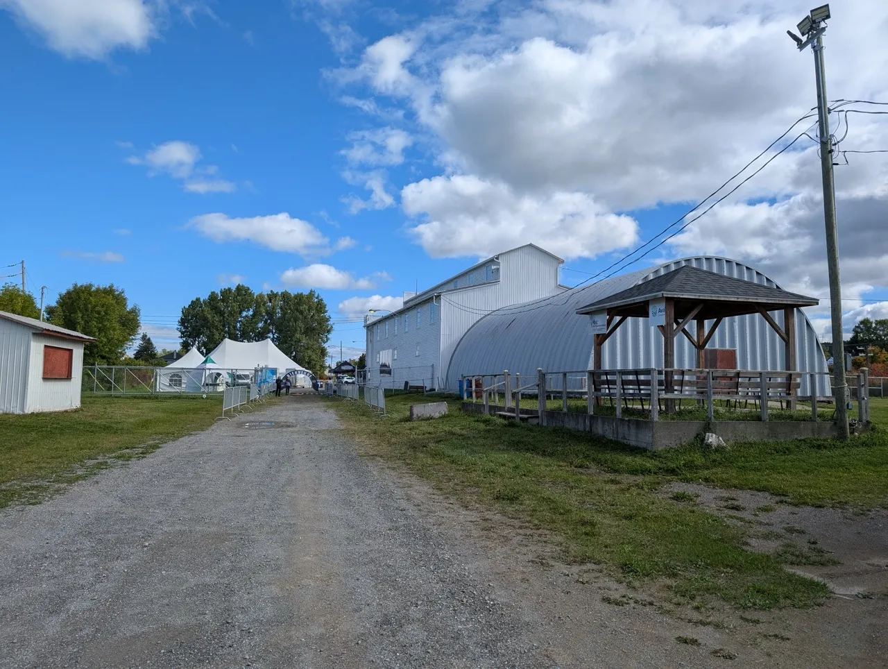 Regular parking pathway to entrance/admission