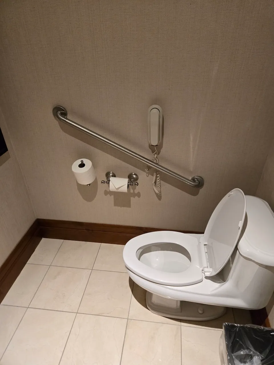 Toilette de la chambre