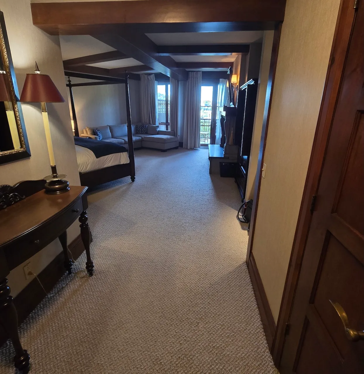 Entrée de la chambre