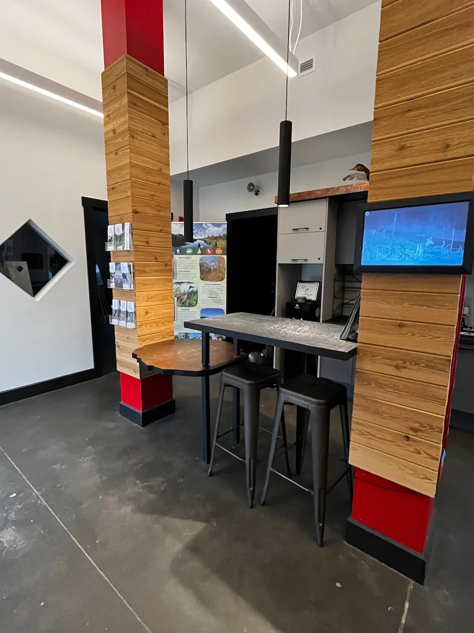 Aire de repos, coin dînette