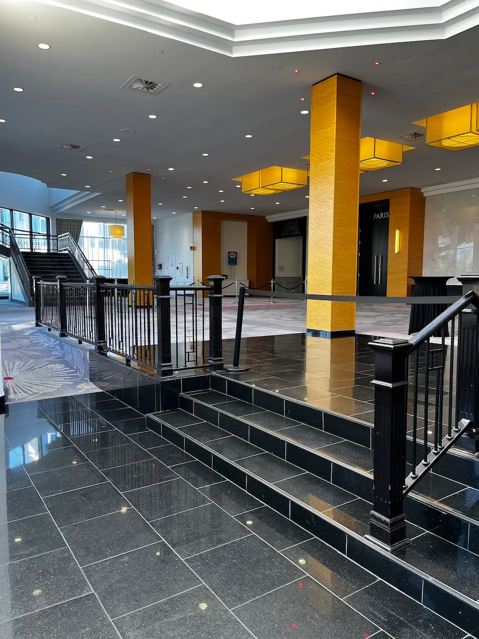 Interior entrance with access ramp